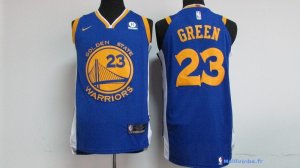 Maillot NBA Pas Cher Golden State Warriors Draymond Green 23 Bleu 2017/18