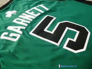 Maillot NBA Pas Cher Boston Celtics Kevin Garnett 5 Vert Noir