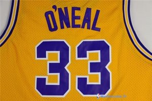 Maillot NCAA Pas Cher LSU Shaquille O'Neal 33 Jaune