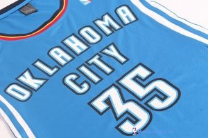 Maillot NBA Pas Cher Oklahoma City Thunder Femme Kevin Durant 35 Bleu