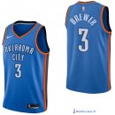 Maillot NBA Pas Cher Oklahoma City Thunder Corey Brewer 3 Bleu Icon 2017/18