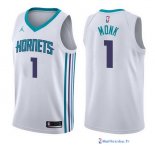 Maillot NBA Pas Cher Charlotte Hornets Malik Monk 1 Blanc Association 2017/18