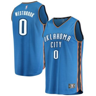 Oklahoma City Thunder Russell Westbrook Fanatics Branded Blue Fast Break Replica Jersey - Icon Edition