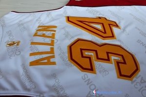 Maillot NBA Pas Cher Miami Heat Ray Allen 34 Blanc Or