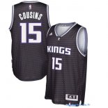 Maillot NBA Pas Cher Sacramento Kings DeMarcus Cousins 15 Noir Blanc