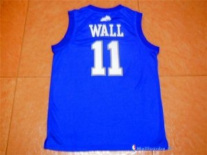 Maillot NCAA Pas Cher Kentucky John Wall 11 Bleu