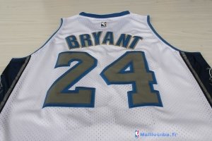 Maillot NBA Pas Cher Los Angeles Lakers Kobe Bryant 24 Blanc Noir