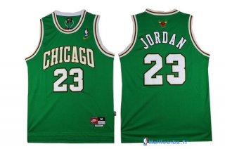 Maillot NBA Pas Cher Chicago Bulls Michael Jordan 23 Vert