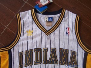 Maillot NBA Pas Cher Indiana Pacers Reggie Miller 31 Blanc Bande