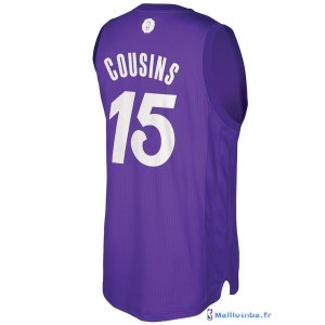 Maillot NBA Pas Cher Noël Sacramento Kings DeMarcus Cousins 15 Pourpre