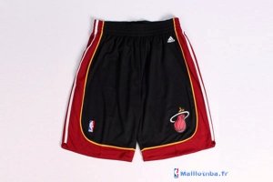 Pantalon NBA Pas Cher Miami Heat Noir Rouge