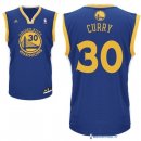 Maillot NBA Pas Cher Golden State Warriors Stephen Curry 30 Bleu