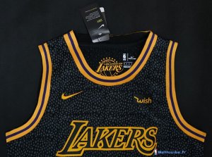 Maillot NBA Pas Cher Los Angeles Lakers Kobe Bryant 24 Noir Ville 2017/18