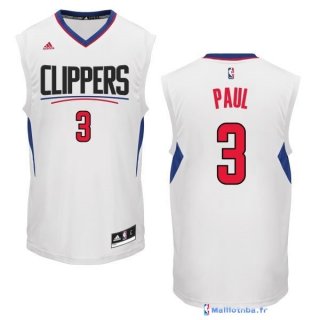 Maillot NBA Pas Cher Los Angeles Clippers Chris Paul 3 Blanc