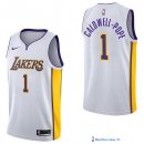 Maillot NBA Pas Cher Los Angeles Lakers Kentavious Caldwell Pope 1 Blanc Association 2017/18