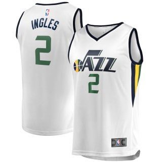 Utah Jazz Joe Ingles Fanatics Branded White Fast Break Player Jersey - Association Edition