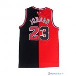 Maillot NBA Pas Cher Chicago Bulls Michael Jordan 23 Rouge Noir Blanc