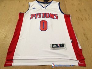 Maillot NBA Pas Cher Detroit Pistons Andre Drummond 0 Blanc