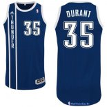 Maillot NBA Pas Cher Oklahoma City Thunder Kevin Durant 35 Retro Bleu MC