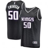 Sacramento Kings Caleb Swanigan Fanatics Branded Black Fast Break Player Replica Jersey - Statement Edition