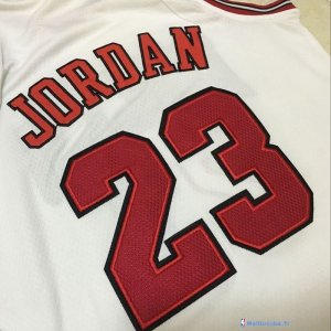 Maillot NBA Pas Cher Chicago Bulls Junior Michael Jordan 23 Blanc 2017/18
