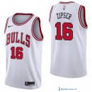 Maillot NBA Pas Cher Chicago Bulls Paul Zipser 16 Blanc Association 2017/18