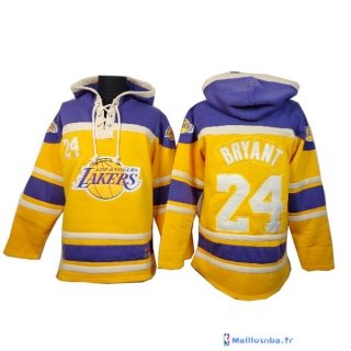 Survetement NBA Pas Cher Los Angeles Lakers Kobe Bryant 24 Jaune