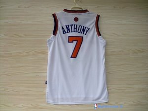 Maillot NBA Pas Cher New York Knicks Carmelo Anthony 7 Blanc