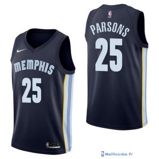 Maillot NBA Pas Cher Memphis Grizzlies Chandler Parsons 25 Marine Icon 2017/18