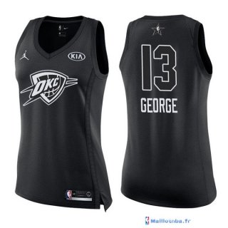 Maillot NBA Pas Cher All Star 2018 Femme Paul George 13 Noir