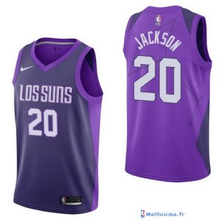 Maillot NBA Pas Cher Phoenix Suns Josh Jackson 20 Nike Purpura Ville 2017/18