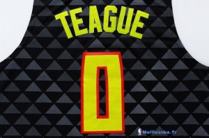 Maillot NBA Pas Cher Atlanta Hawks Jeff Teague 0 Noir