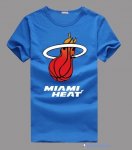 T-Shirt NBA Pas Cher Miami Heat Bleu 1