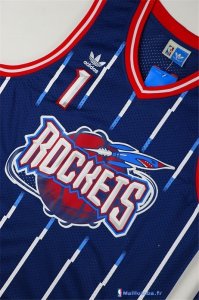 Maillot NBA Pas Cher Houston Rockets Tracy McGrady 1 Retro Bleu