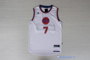 Maillot NBA Pas Cher Noël New York Knicks Carmelo 7 Blanc
