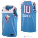 Maillot NBA Pas Cher Sacramento Kings Frank Mason III 10 Nike Bleu Ville 2017/18