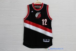 Maillot NBA Pas Cher Noël Portland Trail Blazers LaMarcus 12 Noir