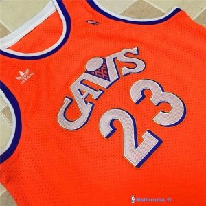 Maillot NBA Pas Cher Cleveland Cavaliers LeBron James 23 Orange