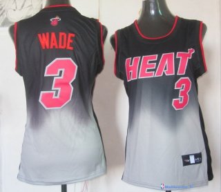 Maillot NBA Pas Cher Retentisse Fashion Femme Dwyane Wade 3