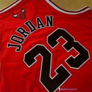 Maillot NBA Pas Cher Chicago Bulls Michael Jordan 23 Rouge Noir