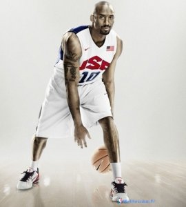 Maillot NBA Pas Cher USA 2012 Bryant 10 Blanc