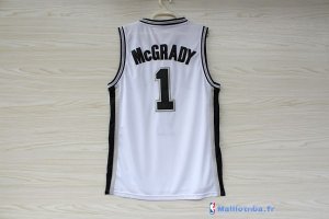 Maillot NBA Pas Cher San Antonio Spurs Tracy McGrady 1 Blanc