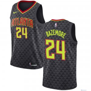 Maillot NBA Pas Cher Atlanta Hawks Kent Bazemore 24 Noir Icon 2017/18