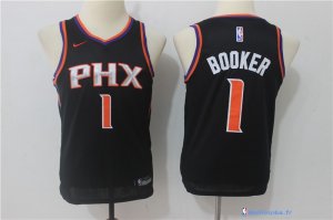 Maillot NBA Pas Cher Phoenix Suns Junior Devin Booker 1 Noir Statement 2017/18