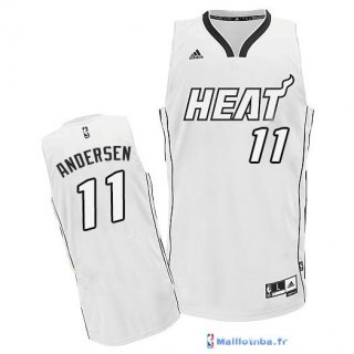 Maillot NBA Pas Cher Noël Miami Heat Andersen 11 Blanc