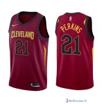 Maillot NBA Pas Cher Cleveland Cavaliers Kendrick Perkins 21 Rouge Icon 2017/18