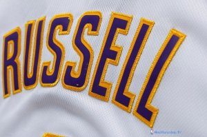 Maillot NBA Pas Cher Los Angeles Lakers D'Angelo Russell 1 Blanc