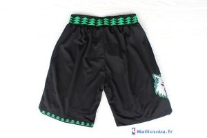 Pantalon NBA Pas Cher Minnesota Timberwolves Retro Noir