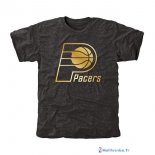 T-Shirt NBA Pas Cher Indiana Pacers Noir Or