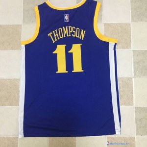 Maillot NBA Pas Cher Golden State Warriors Klay Thompson 11 Bleu Icon 2017/18